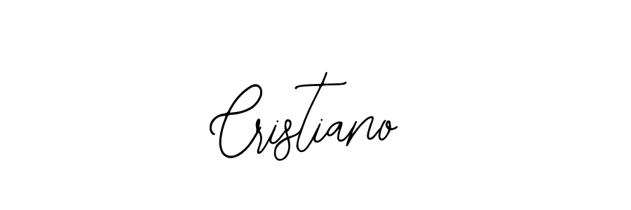 How to make Cristiano name signature. Use Bearetta-2O07w style for creating short signs online. This is the latest handwritten sign. Cristiano signature style 12 images and pictures png