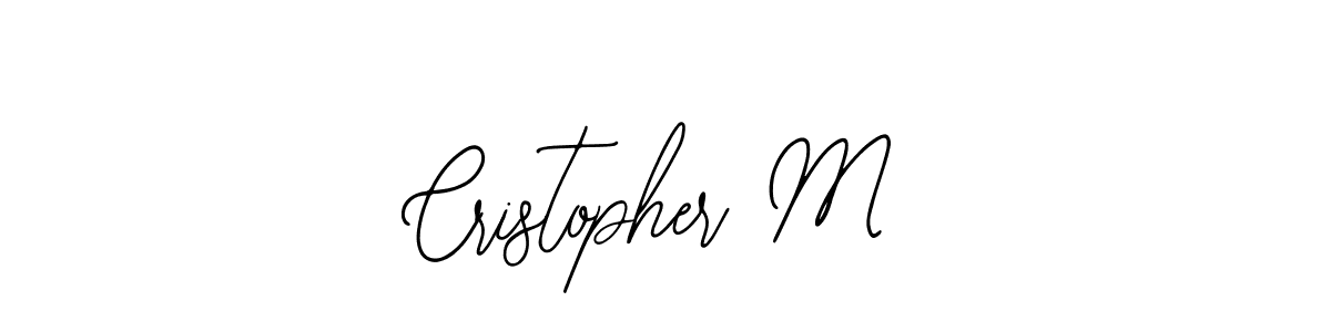 Create a beautiful signature design for name Cristopher M. With this signature (Bearetta-2O07w) fonts, you can make a handwritten signature for free. Cristopher M signature style 12 images and pictures png