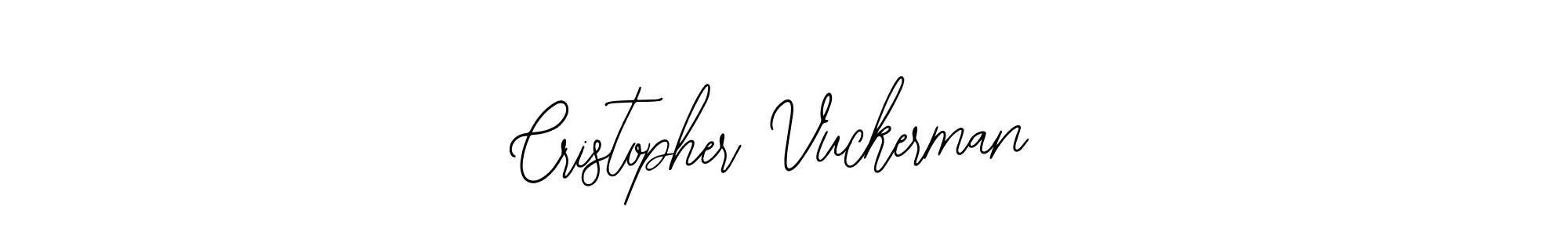 The best way (Bearetta-2O07w) to make a short signature is to pick only two or three words in your name. The name Cristopher Vuckerman include a total of six letters. For converting this name. Cristopher Vuckerman signature style 12 images and pictures png