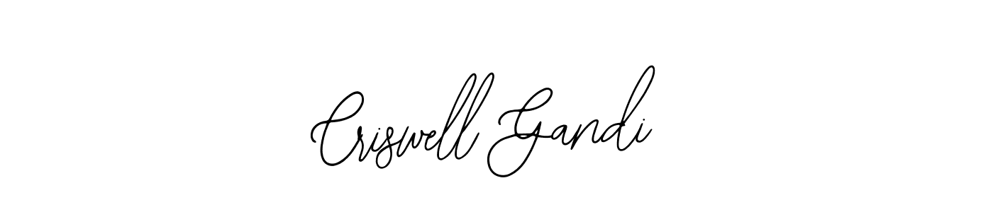 Criswell Gandi stylish signature style. Best Handwritten Sign (Bearetta-2O07w) for my name. Handwritten Signature Collection Ideas for my name Criswell Gandi. Criswell Gandi signature style 12 images and pictures png