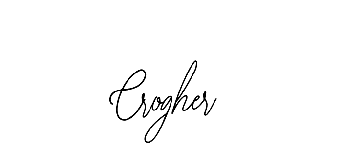 if you are searching for the best signature style for your name Crogher. so please give up your signature search. here we have designed multiple signature styles  using Bearetta-2O07w. Crogher signature style 12 images and pictures png