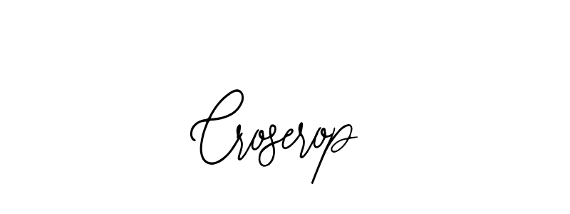 Bearetta-2O07w is a professional signature style that is perfect for those who want to add a touch of class to their signature. It is also a great choice for those who want to make their signature more unique. Get Croserop name to fancy signature for free. Croserop signature style 12 images and pictures png