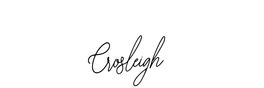 Design your own signature with our free online signature maker. With this signature software, you can create a handwritten (Bearetta-2O07w) signature for name Crosleigh. Crosleigh signature style 12 images and pictures png