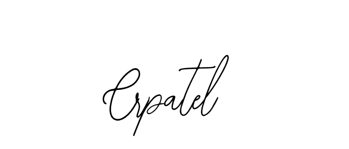 Use a signature maker to create a handwritten signature online. With this signature software, you can design (Bearetta-2O07w) your own signature for name Crpatel. Crpatel signature style 12 images and pictures png