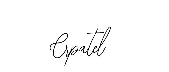 The best way (Bearetta-2O07w) to make a short signature is to pick only two or three words in your name. The name Crpatel include a total of six letters. For converting this name. Crpatel signature style 12 images and pictures png