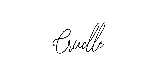 Use a signature maker to create a handwritten signature online. With this signature software, you can design (Bearetta-2O07w) your own signature for name Cruelle. Cruelle signature style 12 images and pictures png