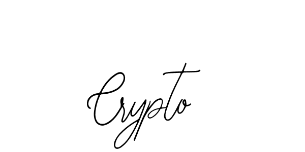 Design your own signature with our free online signature maker. With this signature software, you can create a handwritten (Bearetta-2O07w) signature for name Crypto. Crypto signature style 12 images and pictures png
