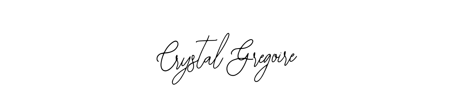 Crystal Gregoire stylish signature style. Best Handwritten Sign (Bearetta-2O07w) for my name. Handwritten Signature Collection Ideas for my name Crystal Gregoire. Crystal Gregoire signature style 12 images and pictures png