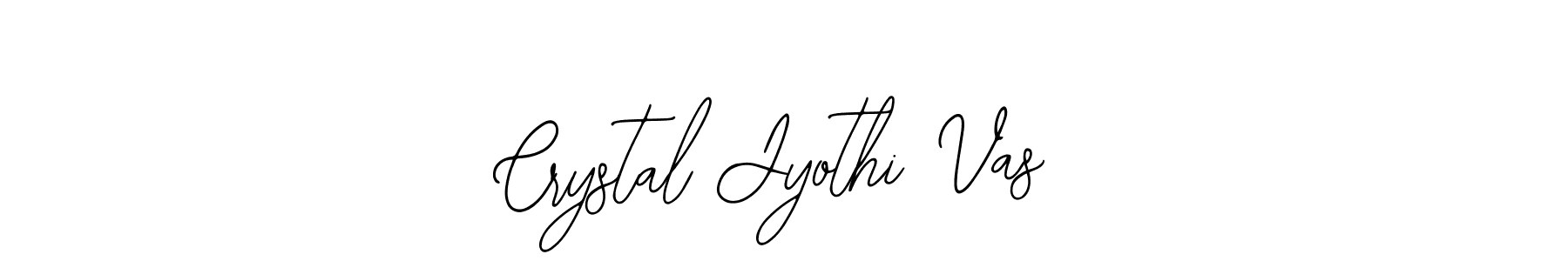 How to make Crystal Jyothi Vas signature? Bearetta-2O07w is a professional autograph style. Create handwritten signature for Crystal Jyothi Vas name. Crystal Jyothi Vas signature style 12 images and pictures png