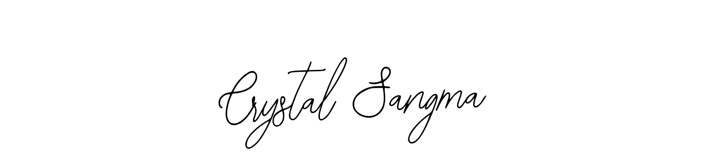 How to make Crystal Sangma signature? Bearetta-2O07w is a professional autograph style. Create handwritten signature for Crystal Sangma name. Crystal Sangma signature style 12 images and pictures png