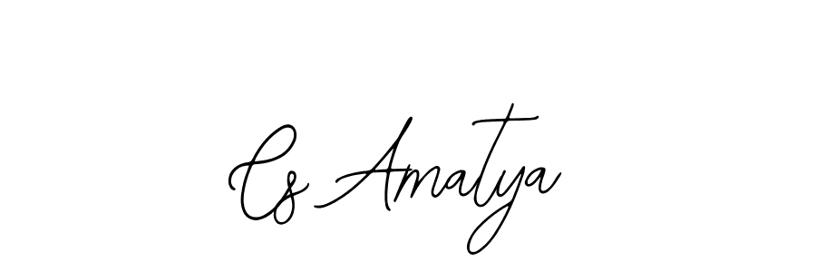 Create a beautiful signature design for name Cs Amatya. With this signature (Bearetta-2O07w) fonts, you can make a handwritten signature for free. Cs Amatya signature style 12 images and pictures png