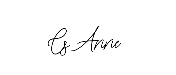 Use a signature maker to create a handwritten signature online. With this signature software, you can design (Bearetta-2O07w) your own signature for name Cs Anne. Cs Anne signature style 12 images and pictures png