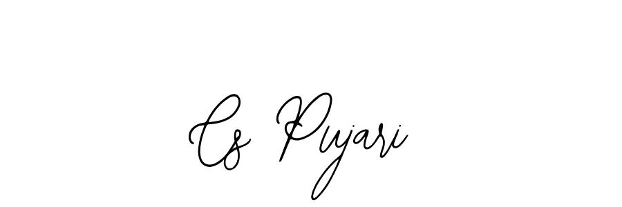 It looks lik you need a new signature style for name Cs Pujari. Design unique handwritten (Bearetta-2O07w) signature with our free signature maker in just a few clicks. Cs Pujari signature style 12 images and pictures png