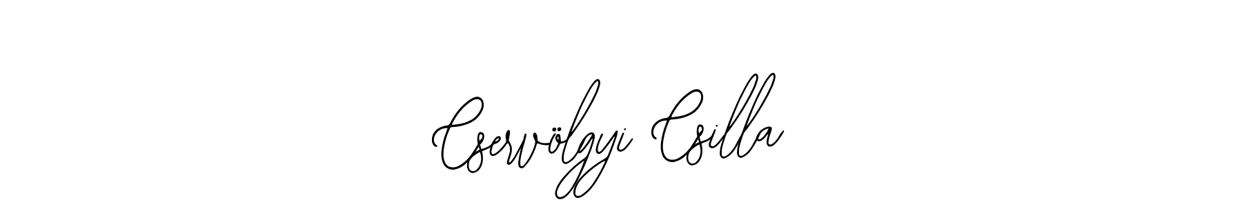 How to make Cservölgyi Csilla signature? Bearetta-2O07w is a professional autograph style. Create handwritten signature for Cservölgyi Csilla name. Cservölgyi Csilla signature style 12 images and pictures png