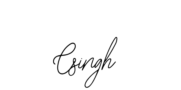 How to make Csingh signature? Bearetta-2O07w is a professional autograph style. Create handwritten signature for Csingh name. Csingh signature style 12 images and pictures png