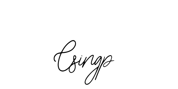 How to make Csingp name signature. Use Bearetta-2O07w style for creating short signs online. This is the latest handwritten sign. Csingp signature style 12 images and pictures png