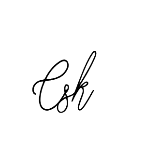 Csk stylish signature style. Best Handwritten Sign (Bearetta-2O07w) for my name. Handwritten Signature Collection Ideas for my name Csk. Csk signature style 12 images and pictures png