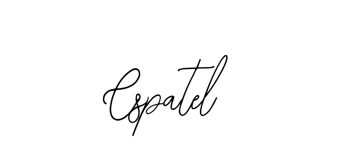 Make a beautiful signature design for name Cspatel. Use this online signature maker to create a handwritten signature for free. Cspatel signature style 12 images and pictures png
