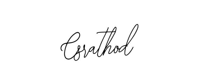 How to make Csrathod signature? Bearetta-2O07w is a professional autograph style. Create handwritten signature for Csrathod name. Csrathod signature style 12 images and pictures png