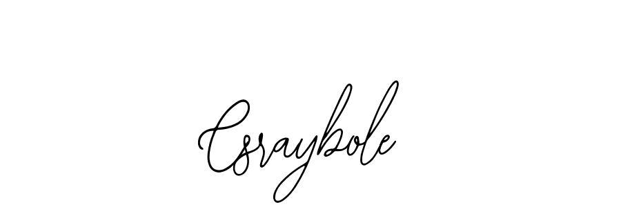 Design your own signature with our free online signature maker. With this signature software, you can create a handwritten (Bearetta-2O07w) signature for name Csraybole. Csraybole signature style 12 images and pictures png