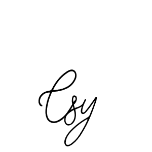 How to make Csy signature? Bearetta-2O07w is a professional autograph style. Create handwritten signature for Csy name. Csy signature style 12 images and pictures png