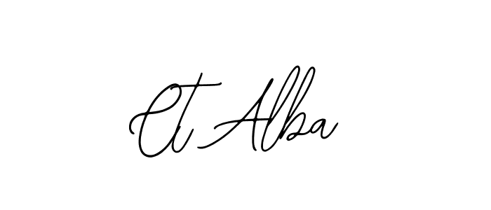 Also You can easily find your signature by using the search form. We will create Ct Alba name handwritten signature images for you free of cost using Bearetta-2O07w sign style. Ct Alba signature style 12 images and pictures png