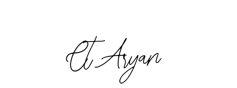 Also we have Ct Aryan name is the best signature style. Create professional handwritten signature collection using Bearetta-2O07w autograph style. Ct Aryan signature style 12 images and pictures png