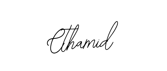 Use a signature maker to create a handwritten signature online. With this signature software, you can design (Bearetta-2O07w) your own signature for name Cthamid. Cthamid signature style 12 images and pictures png