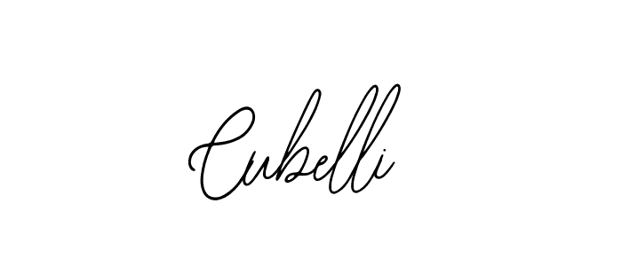 How to make Cubelli name signature. Use Bearetta-2O07w style for creating short signs online. This is the latest handwritten sign. Cubelli signature style 12 images and pictures png