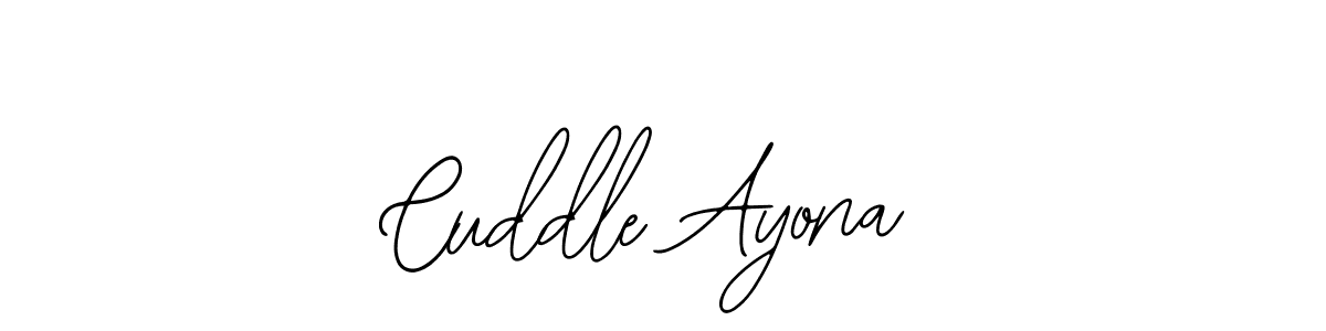 Use a signature maker to create a handwritten signature online. With this signature software, you can design (Bearetta-2O07w) your own signature for name Cuddle Ayona. Cuddle Ayona signature style 12 images and pictures png