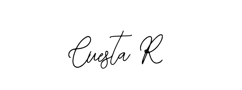 How to make Cuesta R signature? Bearetta-2O07w is a professional autograph style. Create handwritten signature for Cuesta R name. Cuesta R signature style 12 images and pictures png