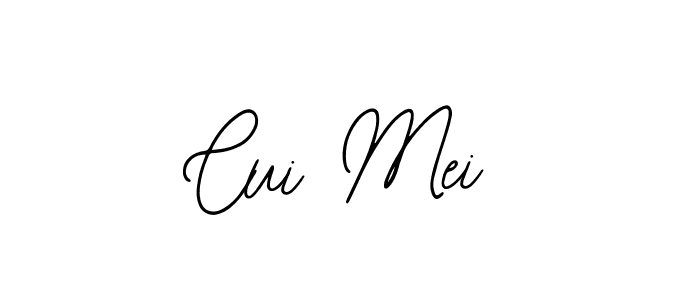 You should practise on your own different ways (Bearetta-2O07w) to write your name (Cui Mei) in signature. don't let someone else do it for you. Cui Mei signature style 12 images and pictures png