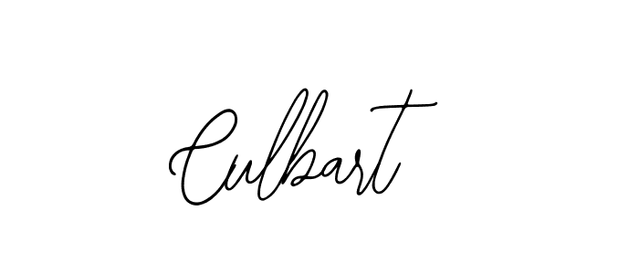 How to make Culbart signature? Bearetta-2O07w is a professional autograph style. Create handwritten signature for Culbart name. Culbart signature style 12 images and pictures png