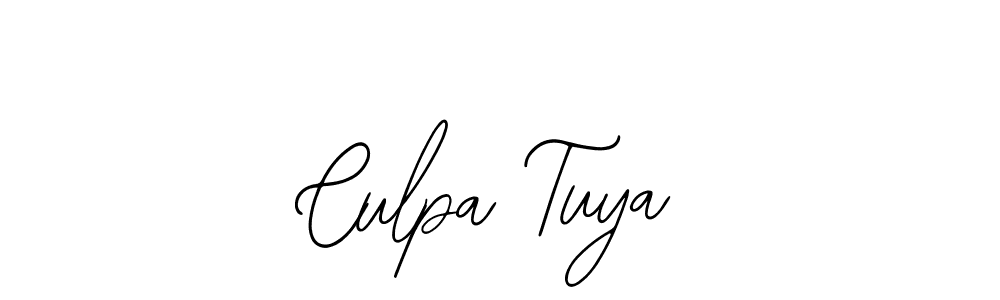 Also we have Culpa Tuya name is the best signature style. Create professional handwritten signature collection using Bearetta-2O07w autograph style. Culpa Tuya signature style 12 images and pictures png