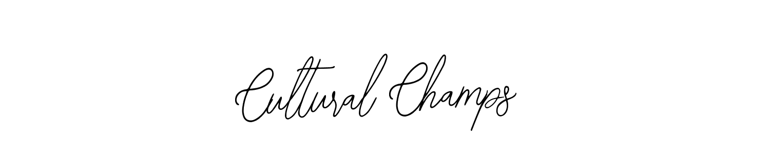 The best way (Bearetta-2O07w) to make a short signature is to pick only two or three words in your name. The name Cultural Champs include a total of six letters. For converting this name. Cultural Champs signature style 12 images and pictures png