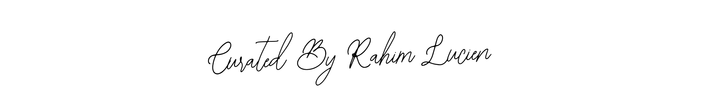 Here are the top 10 professional signature styles for the name Curated By Rahim Lucien. These are the best autograph styles you can use for your name. Curated By Rahim Lucien signature style 12 images and pictures png