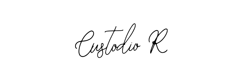 Make a beautiful signature design for name Custodio R. With this signature (Bearetta-2O07w) style, you can create a handwritten signature for free. Custodio R signature style 12 images and pictures png