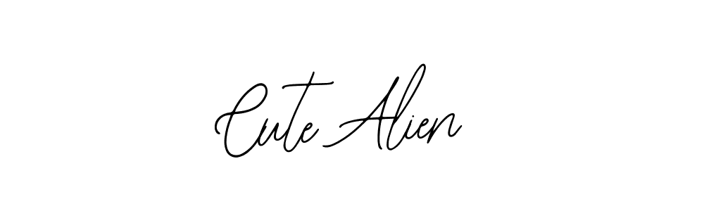 Design your own signature with our free online signature maker. With this signature software, you can create a handwritten (Bearetta-2O07w) signature for name Cute Alien. Cute Alien signature style 12 images and pictures png