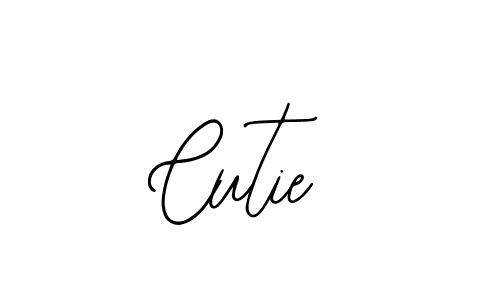 You should practise on your own different ways (Bearetta-2O07w) to write your name (Cutie) in signature. don't let someone else do it for you. Cutie signature style 12 images and pictures png