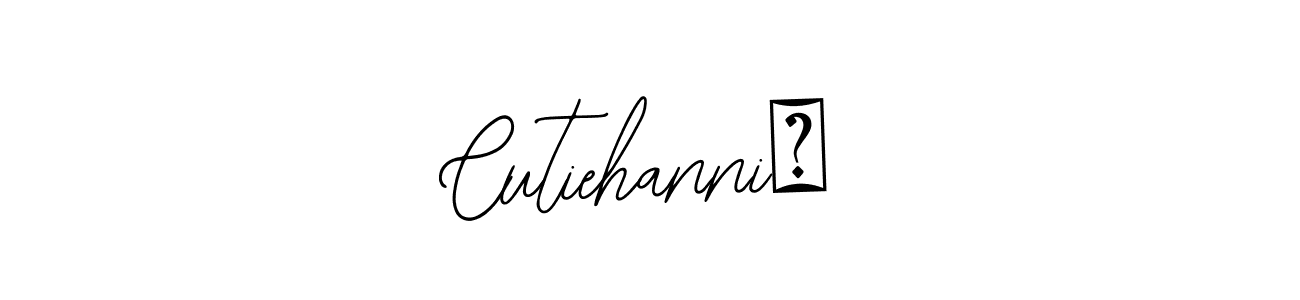 Use a signature maker to create a handwritten signature online. With this signature software, you can design (Bearetta-2O07w) your own signature for name Cutiehanni☆. Cutiehanni☆ signature style 12 images and pictures png