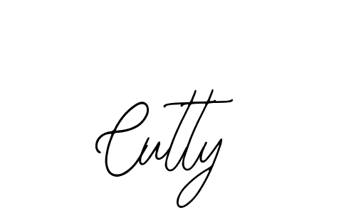 You should practise on your own different ways (Bearetta-2O07w) to write your name (Cutty) in signature. don't let someone else do it for you. Cutty signature style 12 images and pictures png