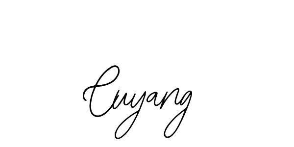 How to make Cuyang signature? Bearetta-2O07w is a professional autograph style. Create handwritten signature for Cuyang name. Cuyang signature style 12 images and pictures png