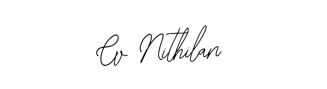 This is the best signature style for the Cv Nithilan name. Also you like these signature font (Bearetta-2O07w). Mix name signature. Cv Nithilan signature style 12 images and pictures png