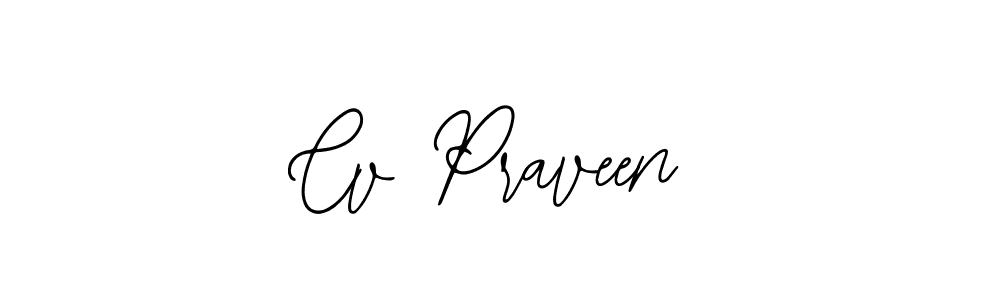 Cv Praveen stylish signature style. Best Handwritten Sign (Bearetta-2O07w) for my name. Handwritten Signature Collection Ideas for my name Cv Praveen. Cv Praveen signature style 12 images and pictures png