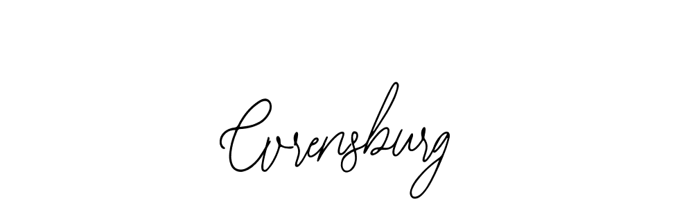 How to make Cvrensburg name signature. Use Bearetta-2O07w style for creating short signs online. This is the latest handwritten sign. Cvrensburg signature style 12 images and pictures png