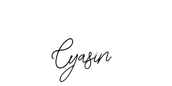 Cyasin stylish signature style. Best Handwritten Sign (Bearetta-2O07w) for my name. Handwritten Signature Collection Ideas for my name Cyasin. Cyasin signature style 12 images and pictures png