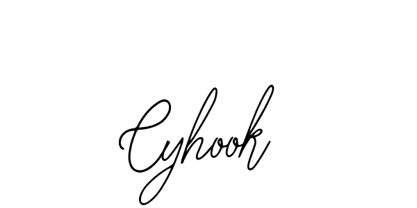 How to make Cyhook name signature. Use Bearetta-2O07w style for creating short signs online. This is the latest handwritten sign. Cyhook signature style 12 images and pictures png