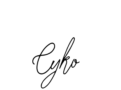 Similarly Bearetta-2O07w is the best handwritten signature design. Signature creator online .You can use it as an online autograph creator for name Cyko. Cyko signature style 12 images and pictures png