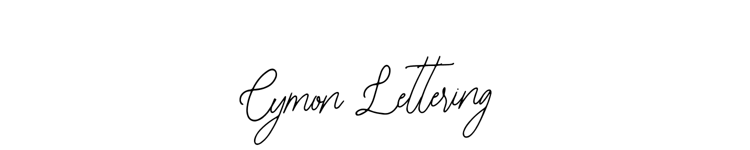 How to make Cymon Lettering name signature. Use Bearetta-2O07w style for creating short signs online. This is the latest handwritten sign. Cymon Lettering signature style 12 images and pictures png