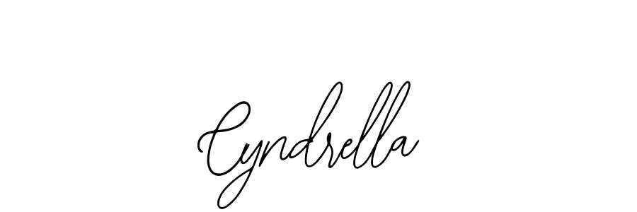 Make a beautiful signature design for name Cyndrella. With this signature (Bearetta-2O07w) style, you can create a handwritten signature for free. Cyndrella signature style 12 images and pictures png